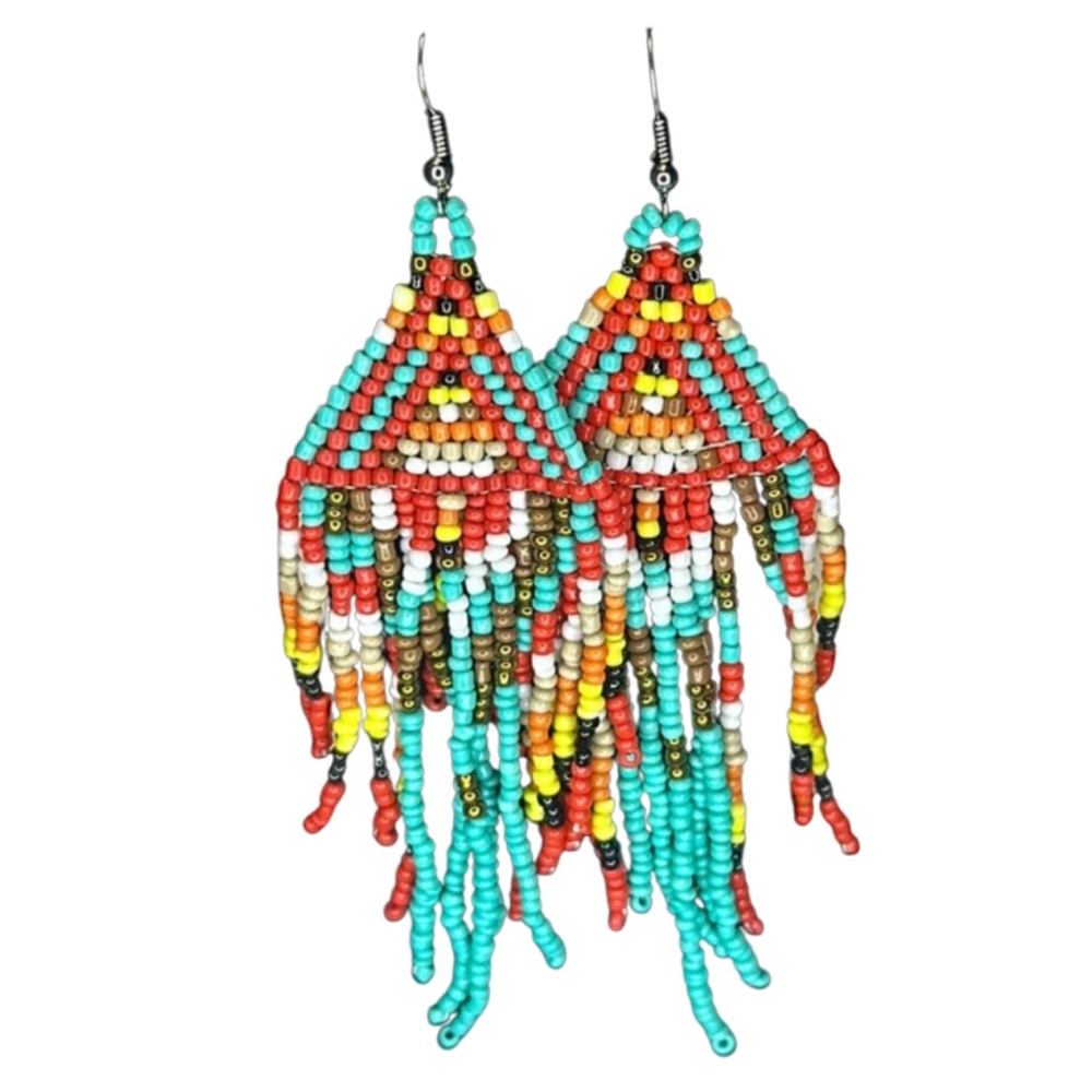 Native American beaded earrings